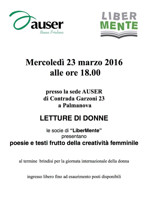 libermente lettura di donne 2016